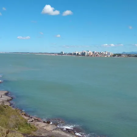 Edf Gil Nogueira: Beachfront Apartment with Gourmet Balcony Guarapari Exterior photo